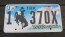 Wyoming Devils Tower Truck License Plate 2005