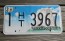 Wyoming Devils Tower House Trailer License Plate 2005